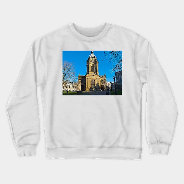 St Philips, Birmingham Cathedral, England, UK Crewneck Sweatshirt by GrahamCSmith